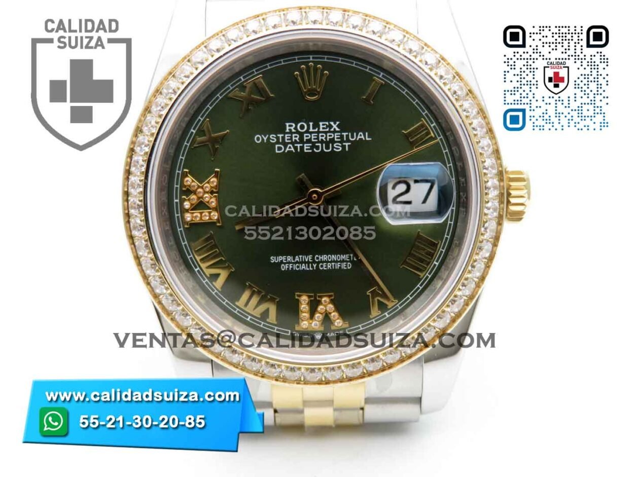 Rolex Datejust 36mm Diamantes Oro Amarillo