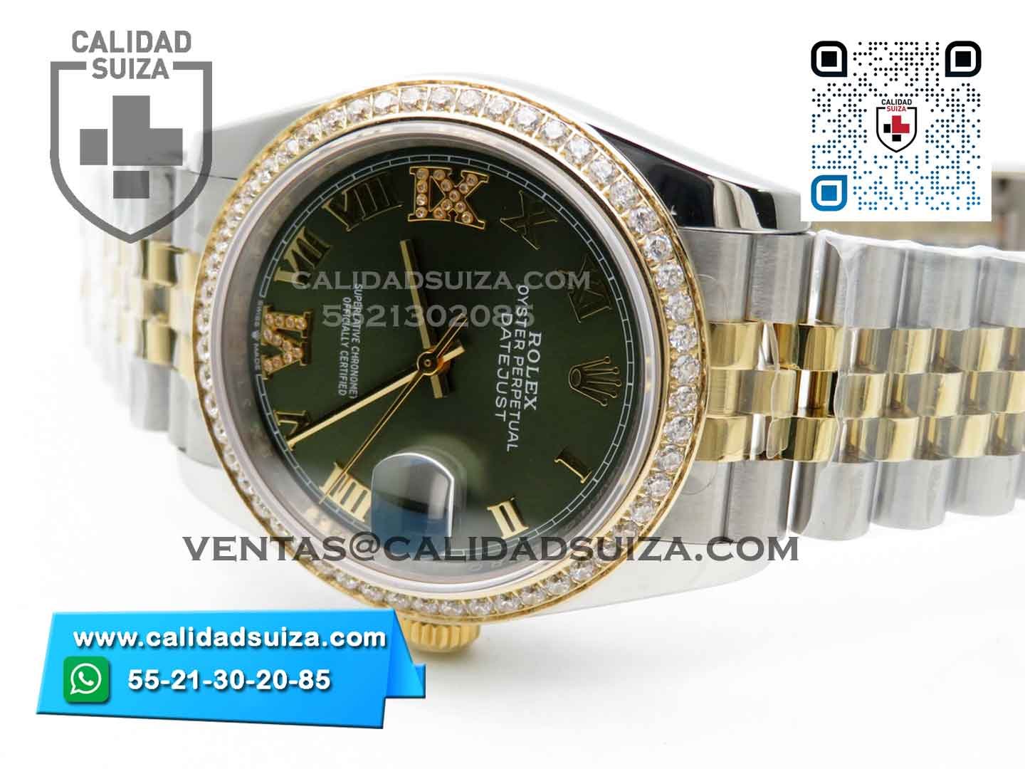 Rolex Datejust 36mm Diamantes Oro Amarillo - Image 3