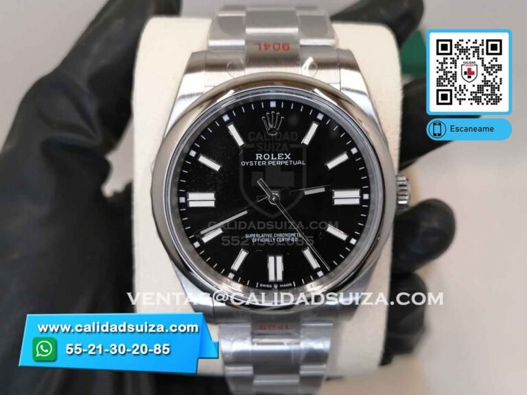Rolex Oyster Perpetual Negro 41mm