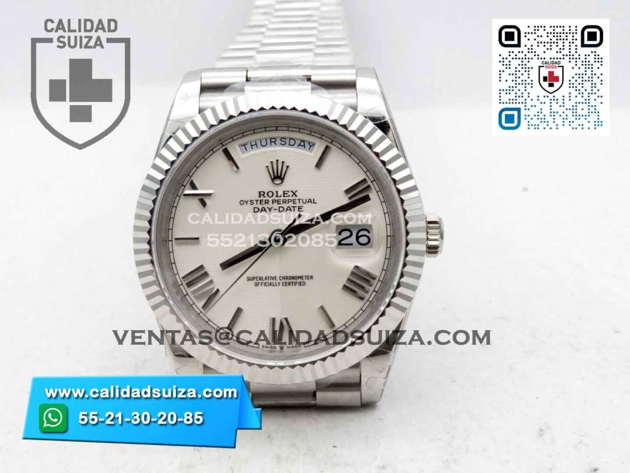 Rolex DayDate Dial Blanco 40mm