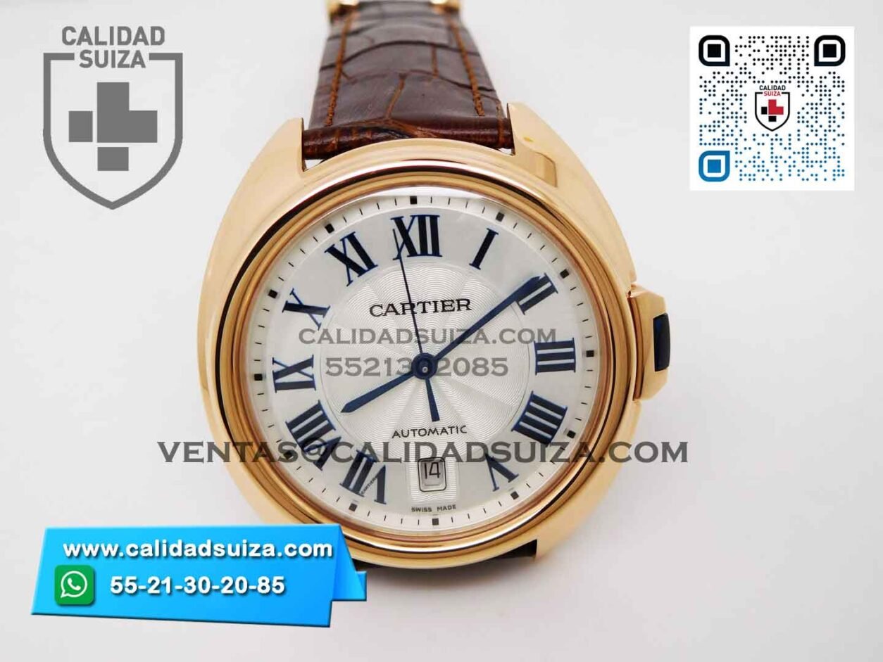 Clé de Cartier Oro rosa 18k Men 40mm