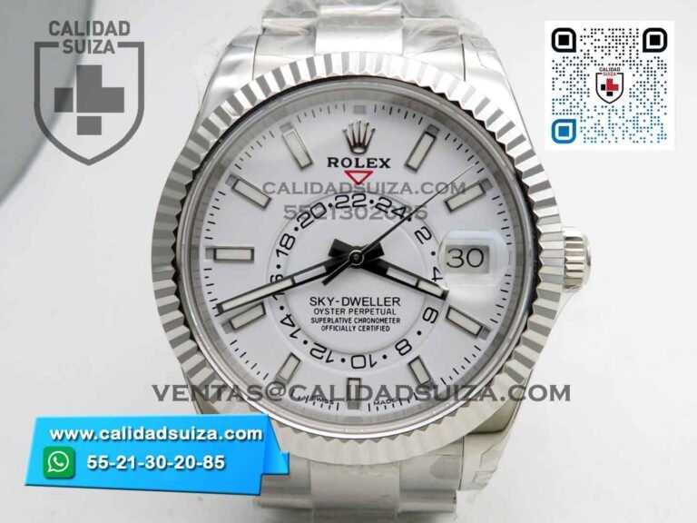 Rolex Sky Dweller Blanco 42mm