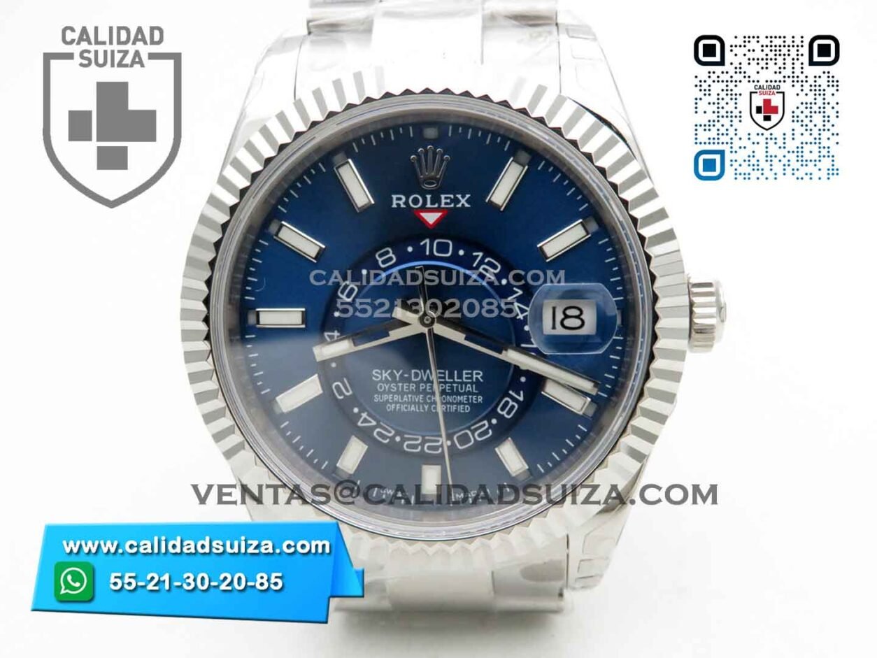 Rolex Sky Dweller Dial Azul 42mm