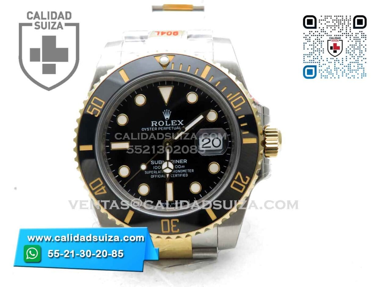 Rolex Submariner negro/oro 40mm