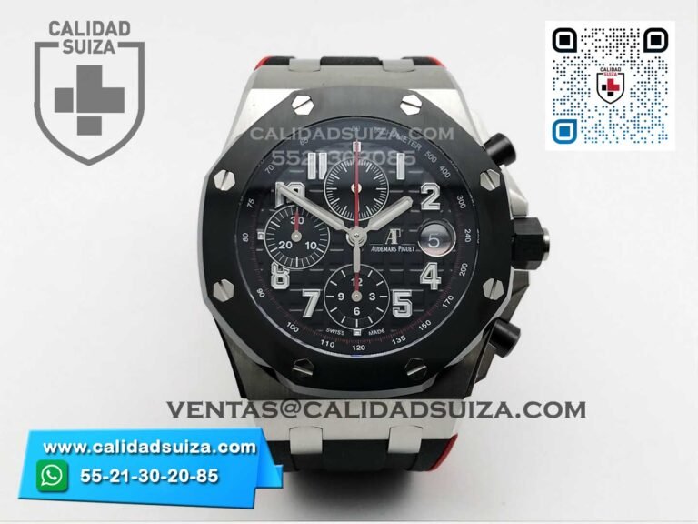 Audemars Royal Oak Offshore chronograph brazalete rojo 44mm