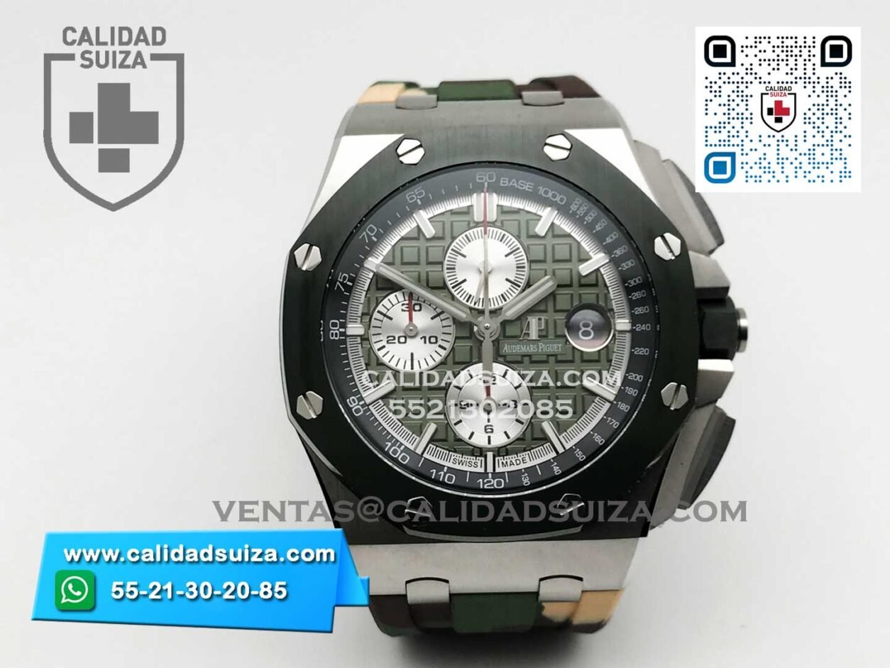 Audemars Royal Oak chronograph dial verde 44mm