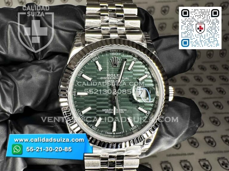 Rolex Datejust Verde Acanalado 41mm