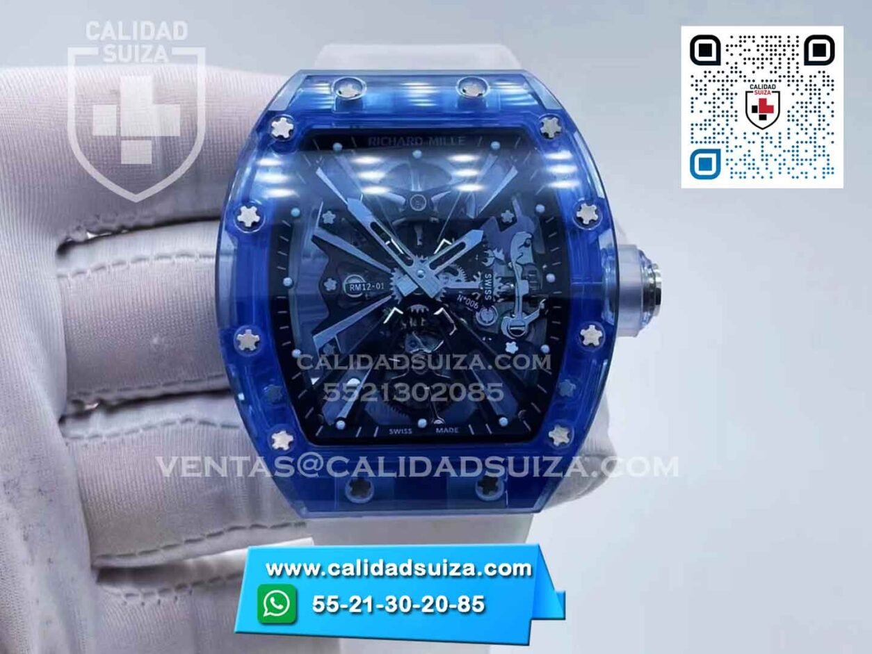 Richard Mille 12-01 Azul 44mm